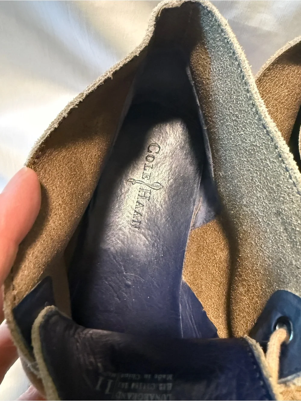 Cole Haan LunarGrand Suede Chukka Boots Tan Men’s Size 11